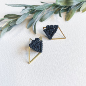 Alessandra macrame earrings