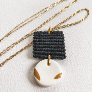 Helene macrame necklace
