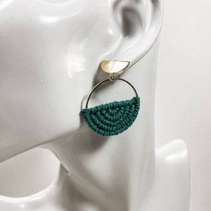 Mariam macrame earrings